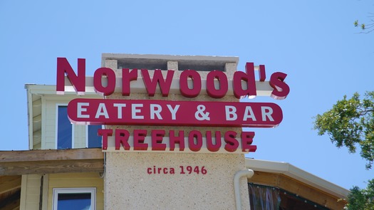 Sign for Norwood's Eatery & Treehouse Bar (16)