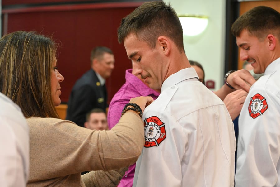 SCFD Class 1224 Badge Pinning Ceremony