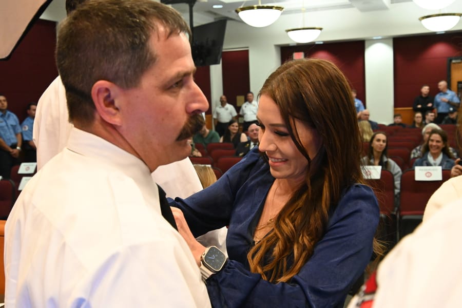 SCFD Class 1224 Badge Pinning Ceremony