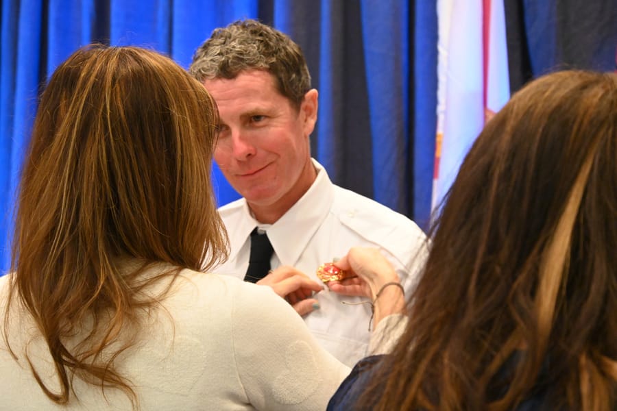 SCFD Class 1224 Badge Pinning Ceremony