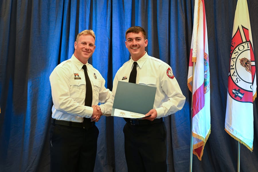 SCFD Class 1224 Badge Pinning Ceremony