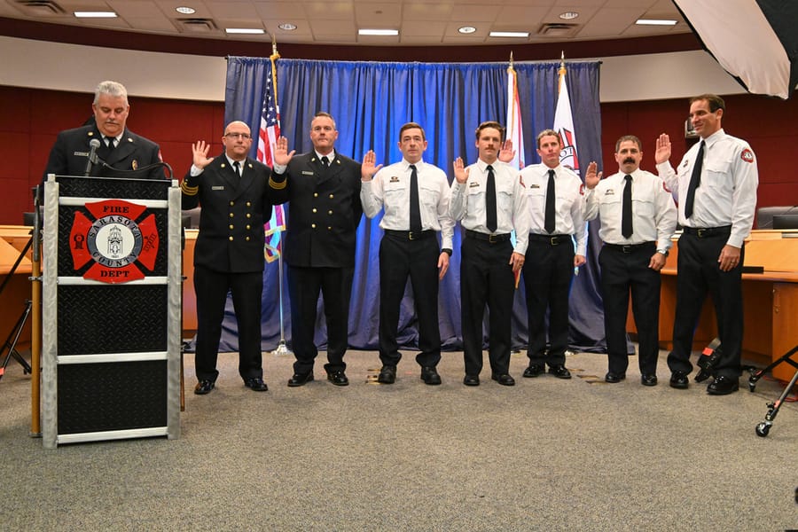 SCFD Class 1224 Badge Pinning Ceremony