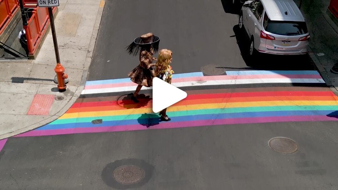 Rainbow Crosswalk