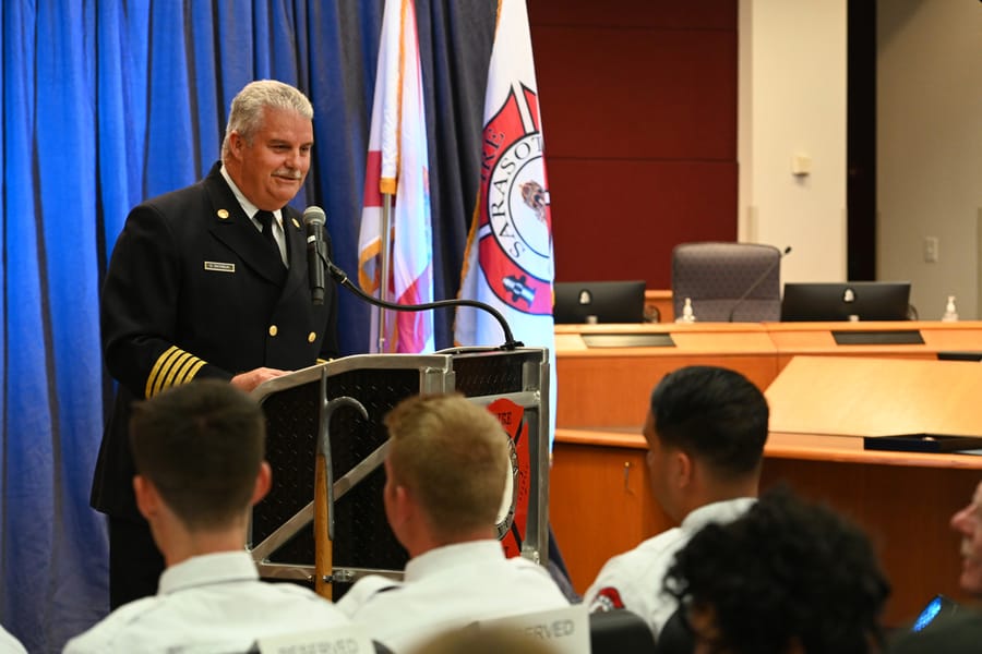 SCFD Class 1224 Badge Pinning Ceremony