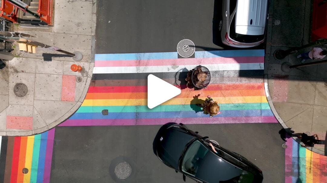 Rainbow Crosswalk