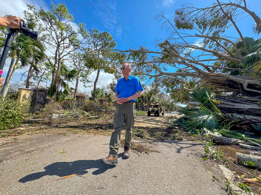 Lester Holt - Midnight Pass - Hurricane Milton