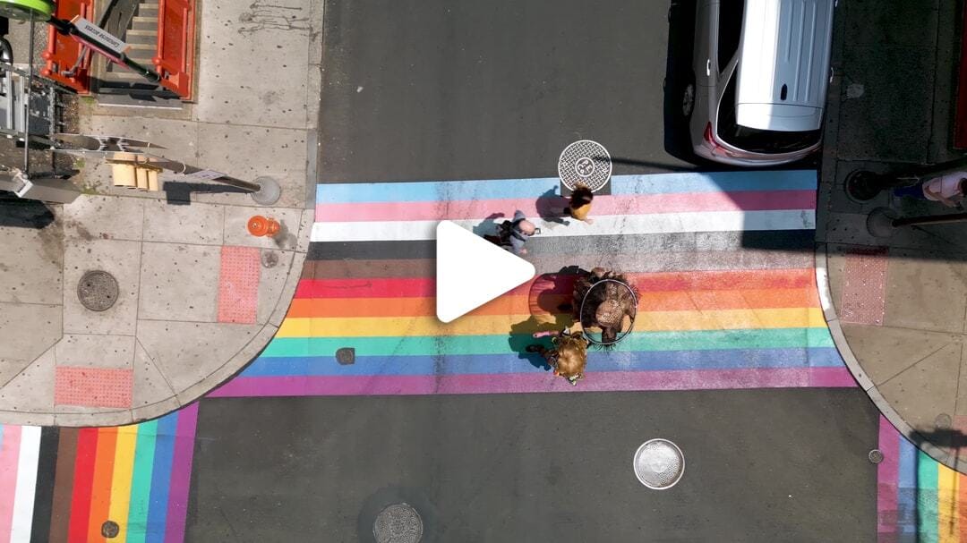 Rainbow Crosswalk