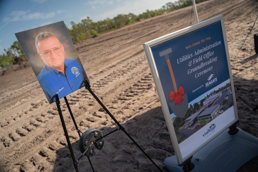 Utilities Groundbreaking (1 of 12)