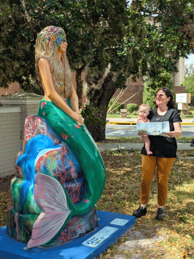 Shannon, Anya and Mermaid Statue 'Undine' 2