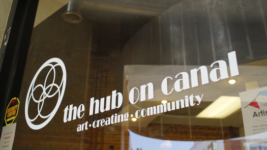 Sign for the Hub on Canal (16)