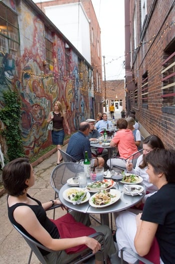 6th & Vine alleyway