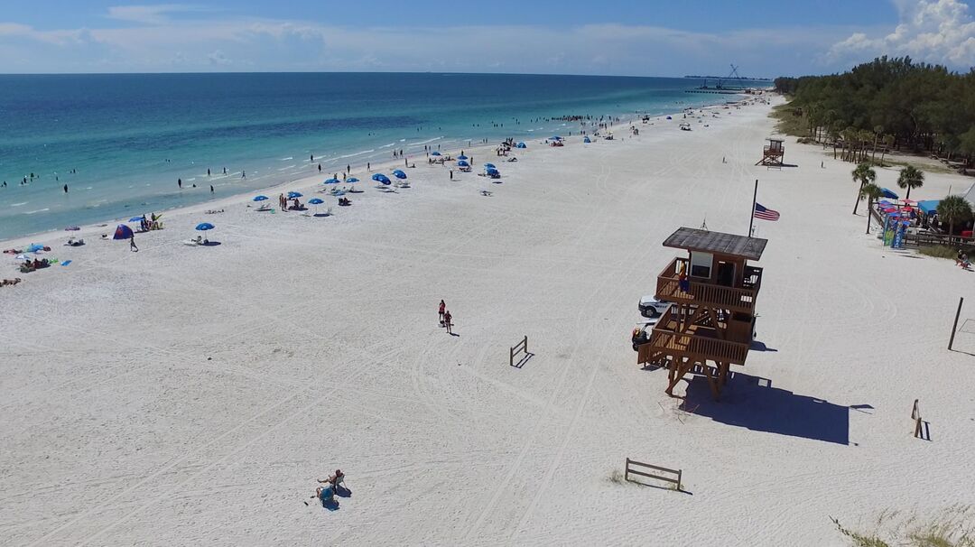 Lifeguard Stand at Manatee Beach