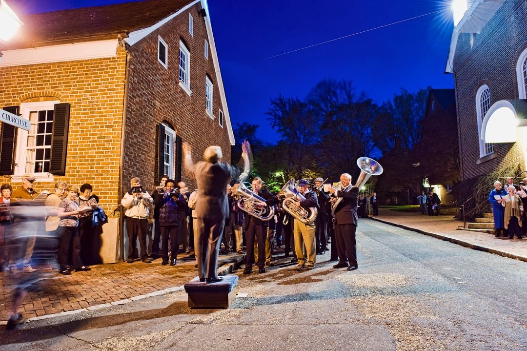 WSM Easter Salem congregation band at dawn