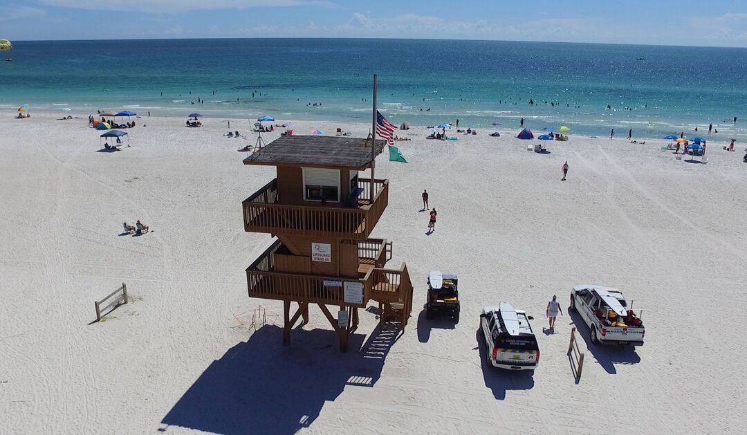Lifeguard Stand at Manatee Beach