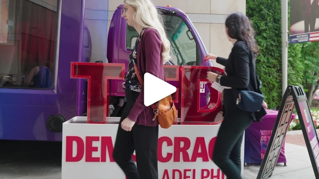 Dear Democracy Truck Activation b-roll