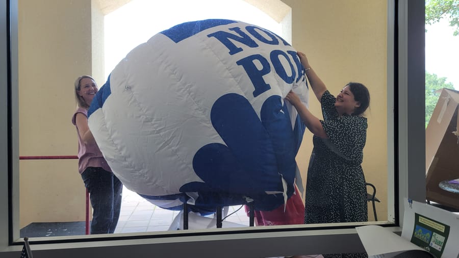 NP hot air ballon testing