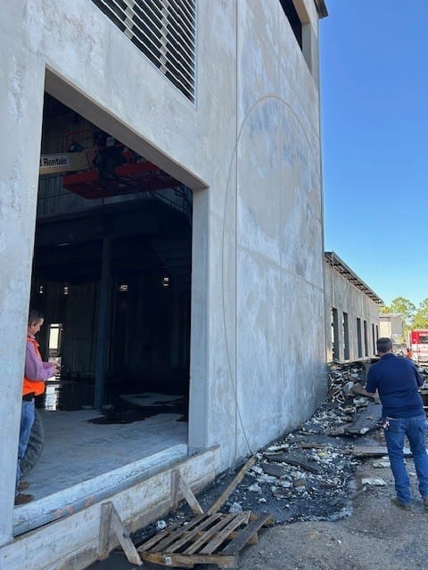 10-31-25 Utilities building fire 2