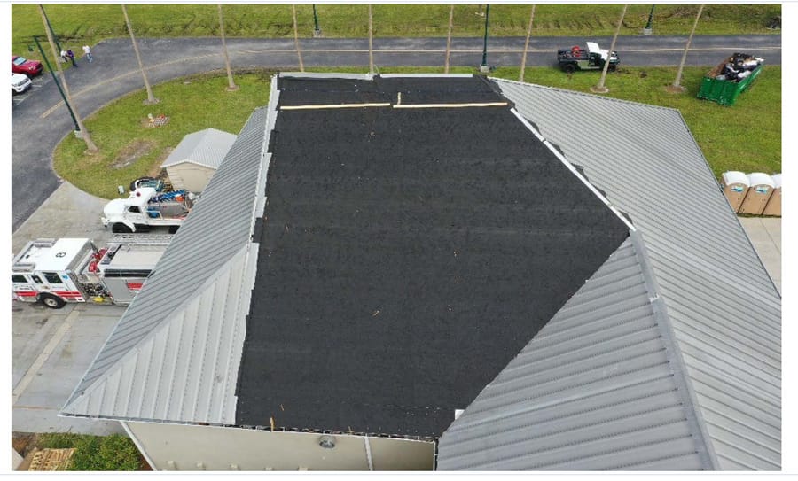 Fire Station 81 Ian damage Roof2from rostan