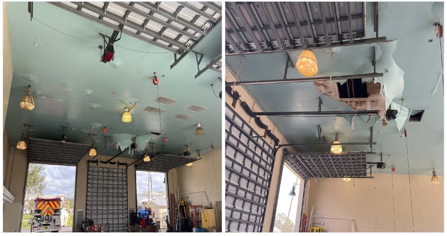 Fire Station 81 Ian damage Bayrostan