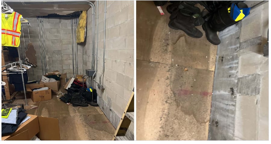 Fire Station 81 Ian damage attic