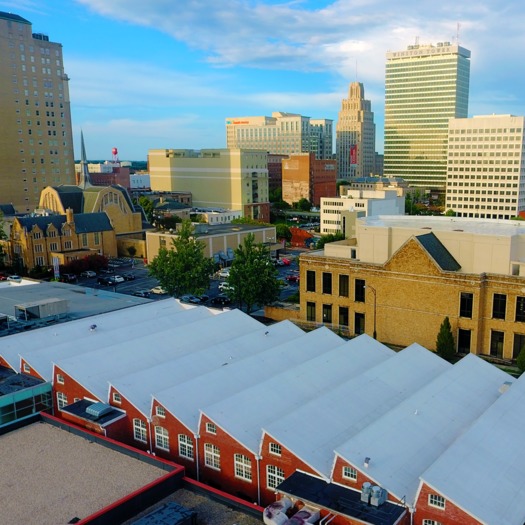 Downtown Skyline and Sawtooth Center