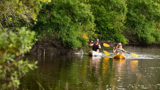 Kayaking in Spruce Creek