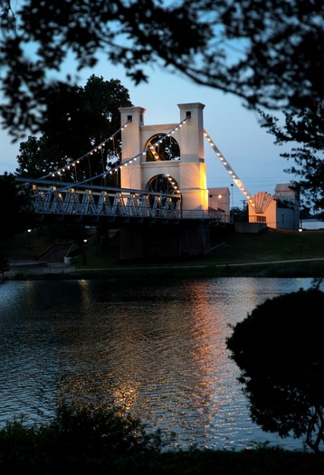 Suspension Bridge - Brazos Nights - Waco Symphony 06-03-11 01