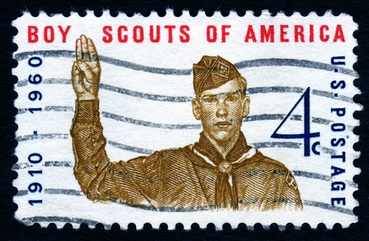 Boy Scouts stamp