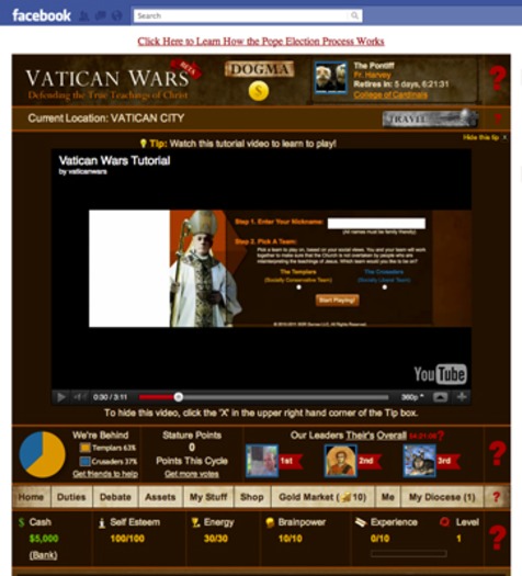 RNS VATICAN GAME