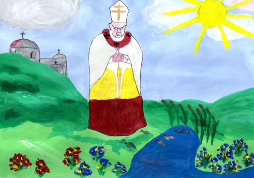 Pope Art Contest Entries