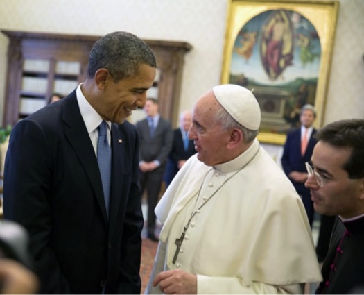 Pope and president