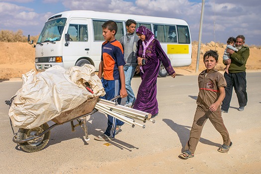 Crying for Their Country - Zaatari Camp