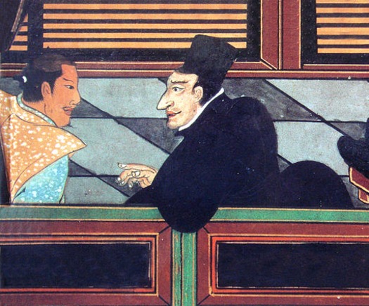 Jesuit_with_Japanese_nobleman_circa_1600