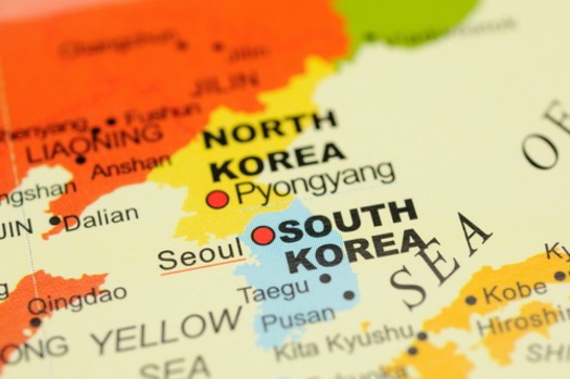 South Korea map