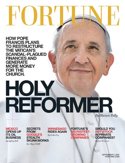 Pope Francis Fortune Magazine
