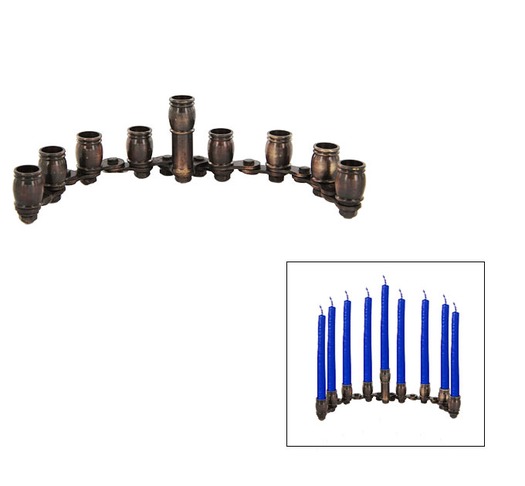 Bike Chain Menorah