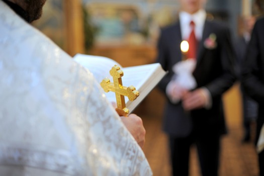 Priest wedding