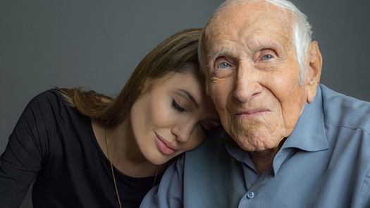 Angelina Joli and Louis Zamperini