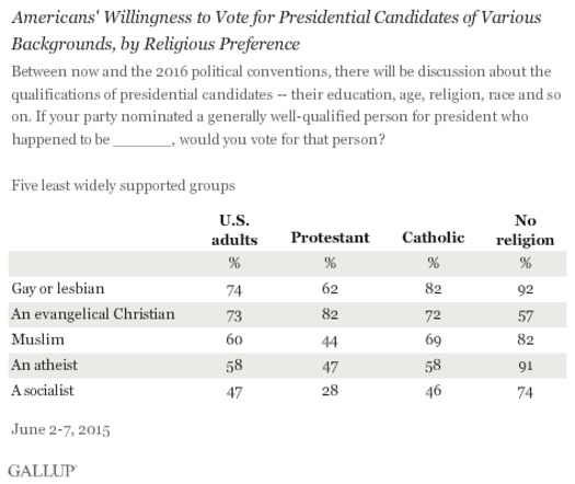 Gallup Poll - Muslim Vote