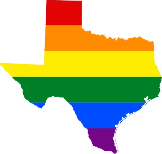 Gay flag texas