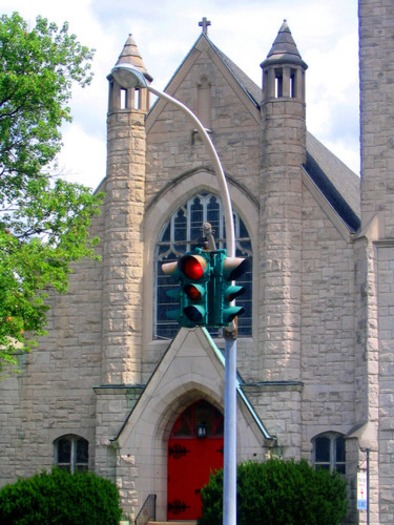 Stop light church