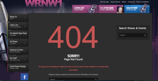 Womens-radio-network-error-message