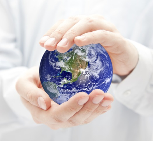 hand of god globe