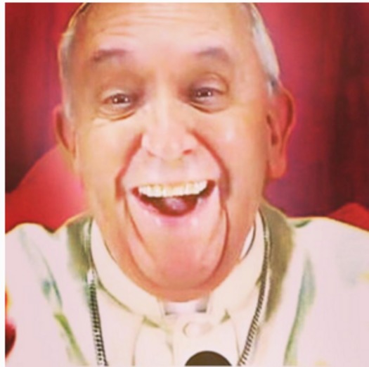 Papal selfie