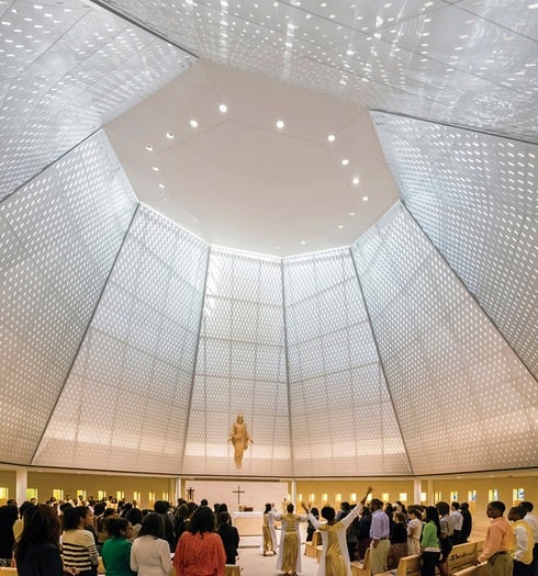 Xavier University Chapel, New Orleans, Louisiana, Pelli Clarke P