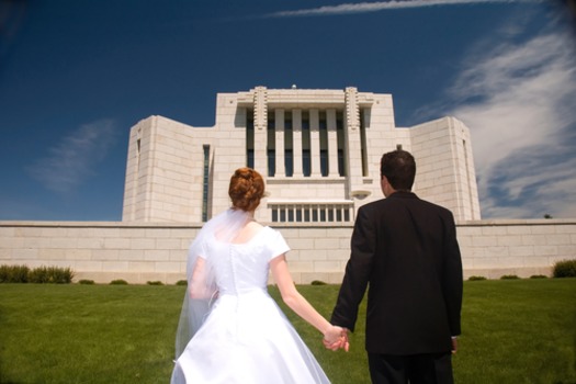 Mormon wedding