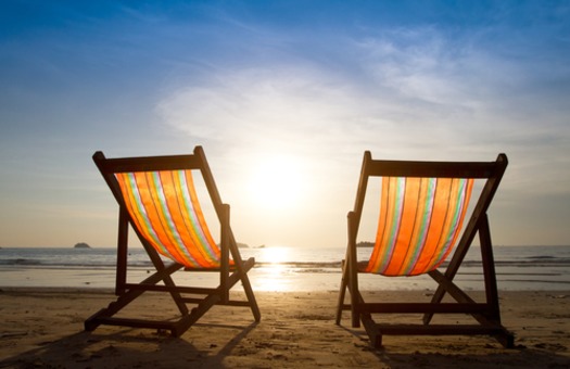 beach chairs