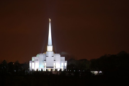 Mormon Temple in Preston, England