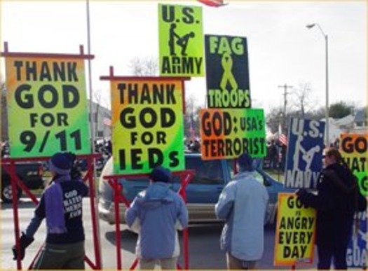 Westboro Baptist Church protest