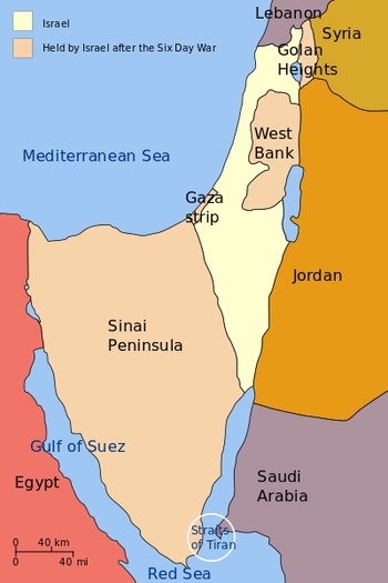 Six Day War Territories